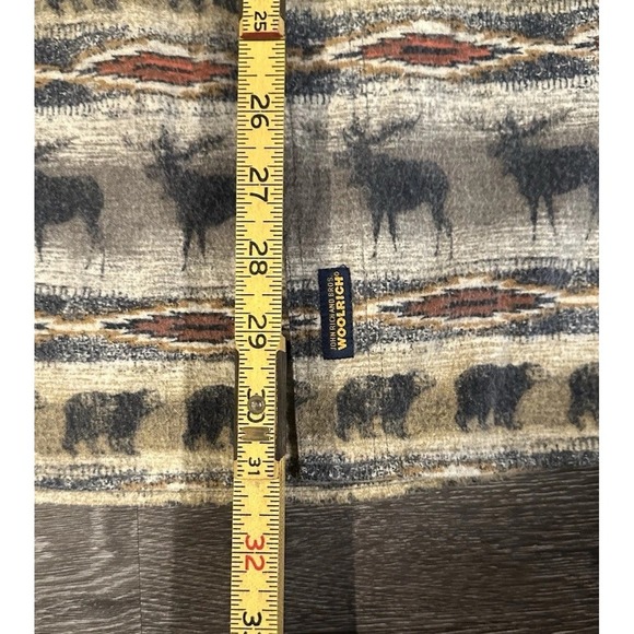 Vintage Woolrich Thick Flannel Hunting Work Shirt Deer Moose Bear Alaska Size XL - Picture 12 of 14